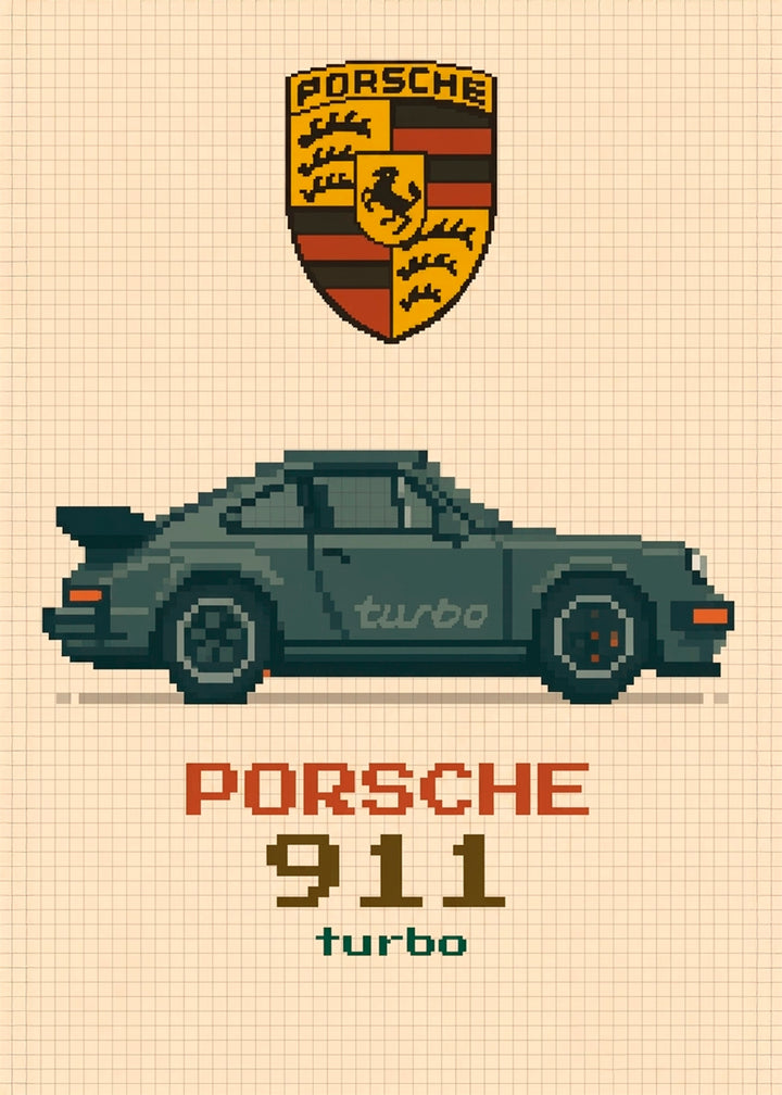 Porsche - Pixelart