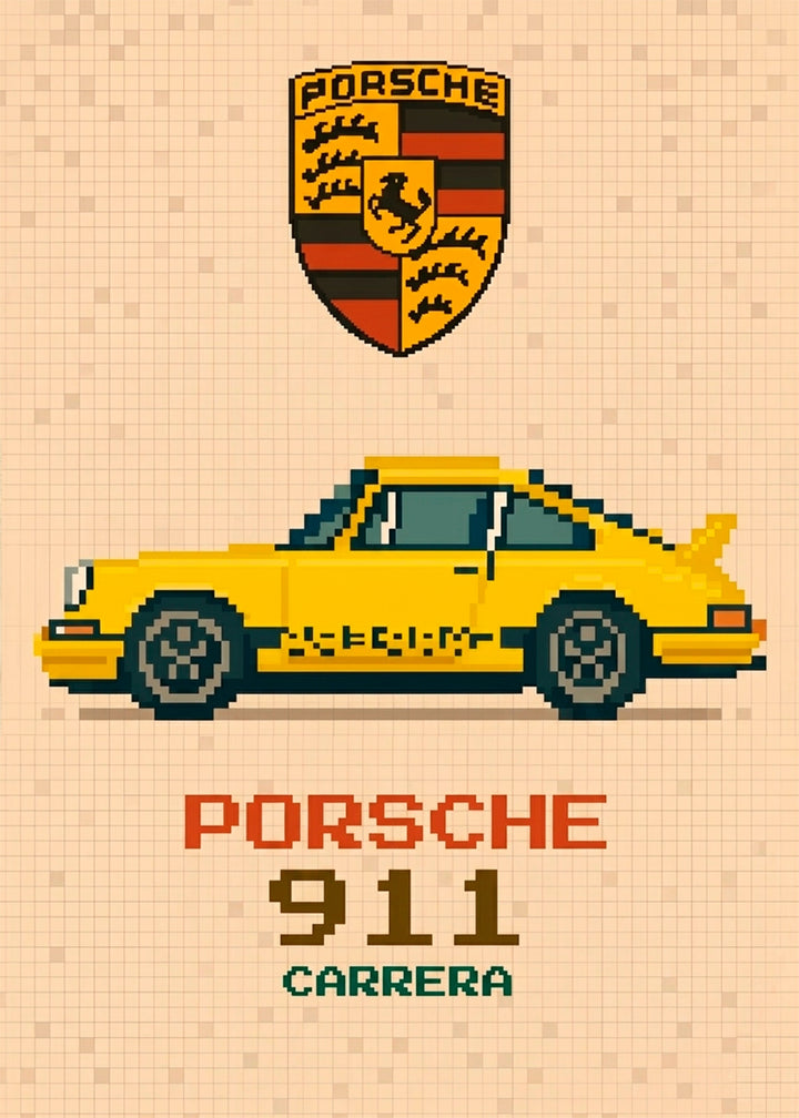 Porsche - Pixelart 2