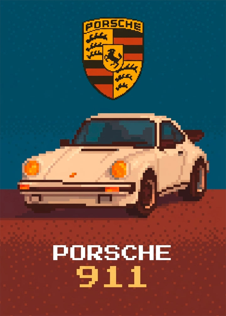 Porsche - Pixelart 3