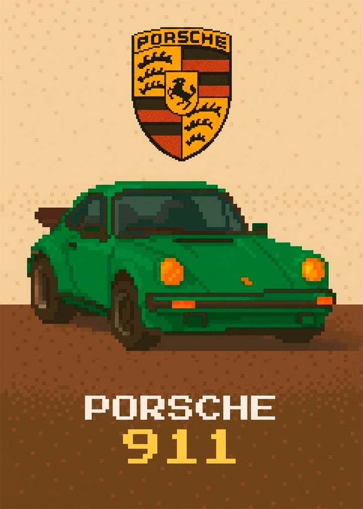 Porsche - Pixelart 4
