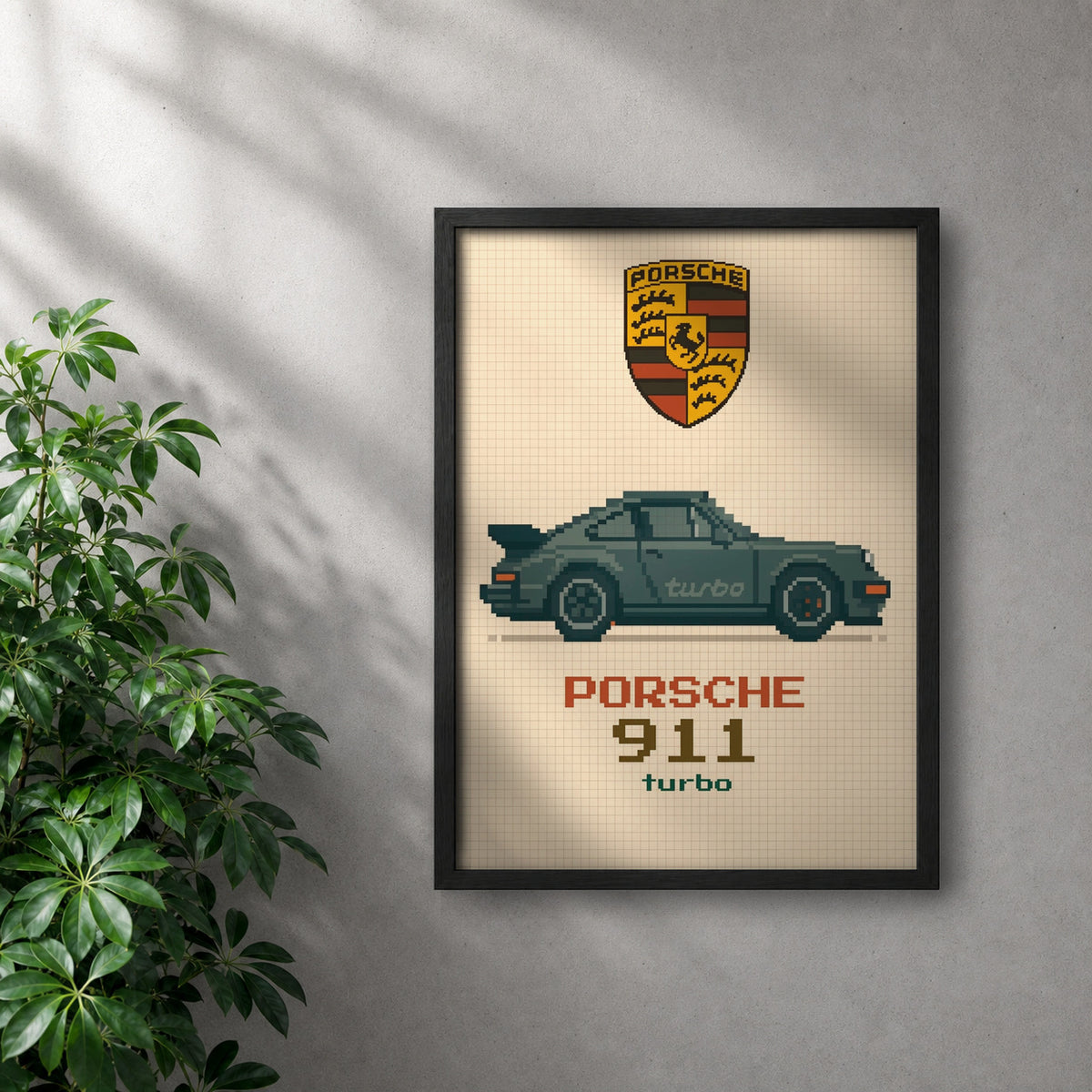 POLARIS_PDP_MOCKUP | NEGRO | Porsche - Pixelart