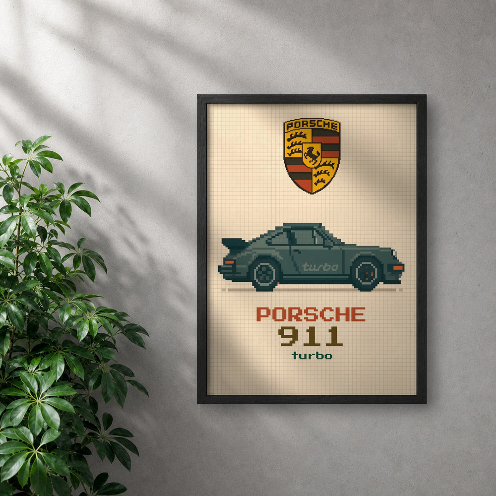 POLARIS_PDP_MOCKUP | NEGRO | Porsche - Pixelart